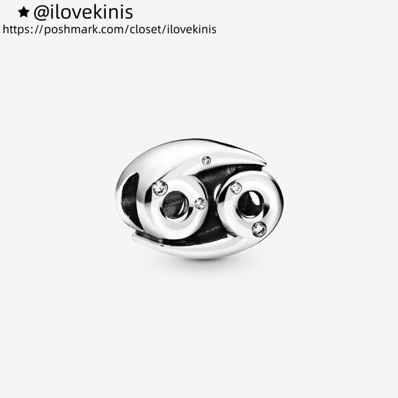 Pandora Sparkling Cancer Zodiac Charm - Picture 1 of 4